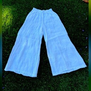 NWT New Collection woven palazzo pants - size S/M